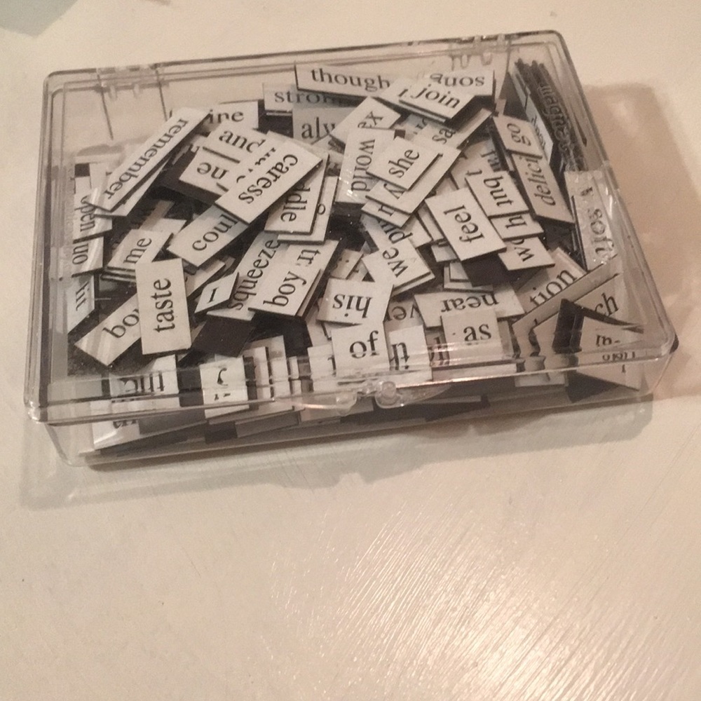 Magnetic poetry the romance set magnets